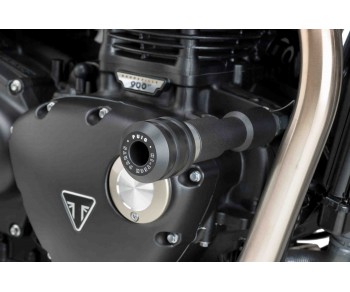 VINTAGE FRAME SLIDERS FOR TRIUMPH - BLACK VINTAGE FRAME SLIDERS FOR TRIUMPH - BLACK